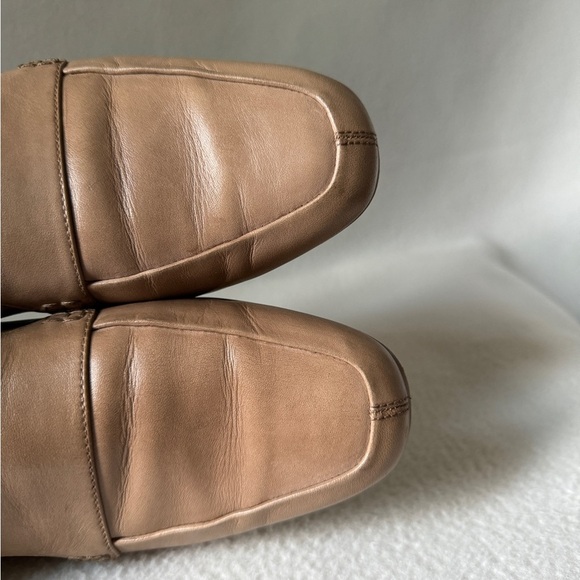 Via Spiga Size 7 Beige Women’s Leather Loafers - Picture 10 of 16